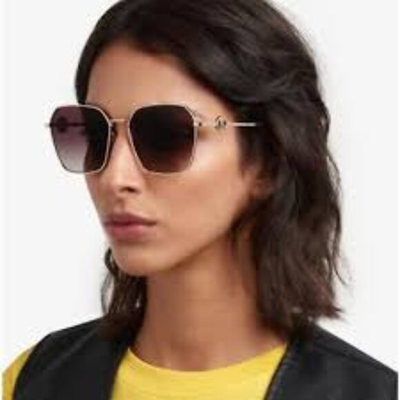 Marc Jacobs MARC 729/S 006J HA Square Sunglasses - Gold/Havana/Brown main image 5